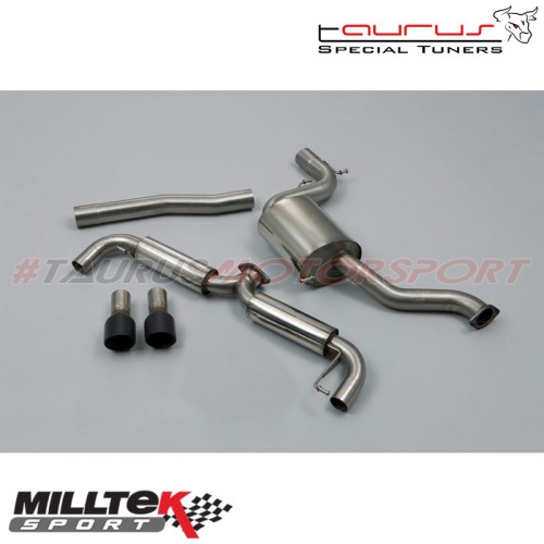 Cat-back Race System Milltek Sport per Volkswagen Golf Mk6 2.0 TSI GTI 210cv 2009-2013 - SSXVW185 scarico sportivo terminale mar