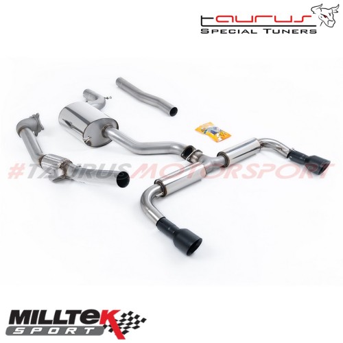 Turbo-back Race System (sistema completo) senza catalizzatore Milltek Sport per Volkswagen Golf Mk6 2.0 TSI GTI 210cv 2009-2013 