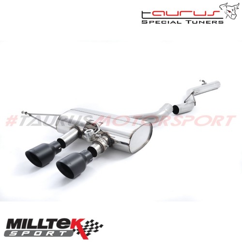 Cat-back Non-resonated Milltek Sport per Volkswagen Golf Mk6 R 2.0 TSI 270cv 2009-2013 - SSXVW140 scarico sportivo terminale mar