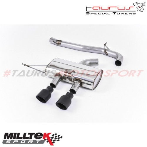 Cat-back Non-resonated - Race System Milltek Sport per Volkswagen Golf Mk6 R 2.0 TSI 270cv 2009-2013 - SSXVW217 scarico sportivo