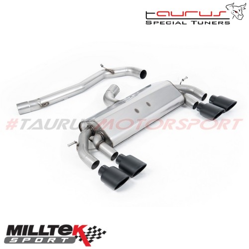 Cat-back Non-resonated - Race System Milltek Sport per Volkswagen Golf Mk7 R 2.0 TSI 300cv 2014-2017 - SSXVW306 scarico sportivo