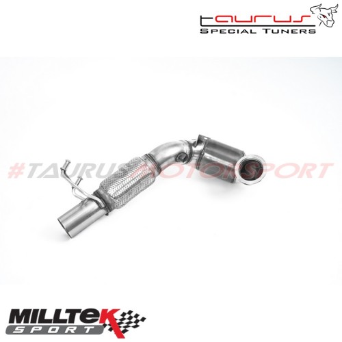 Downpipe maggiorato e Catalizzatore sportivo Milltek Sport per Volkswagen Golf Mk7.5 R SW / Variant 2.0 TSI 310cv (solo modelli 