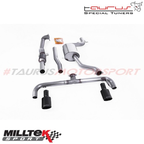 SSXVW144  Turbo-back Race System (sistema completo) con Catalizzatore sportivo Milltek Sport per Volkswagen Scirocco R 2009-2016