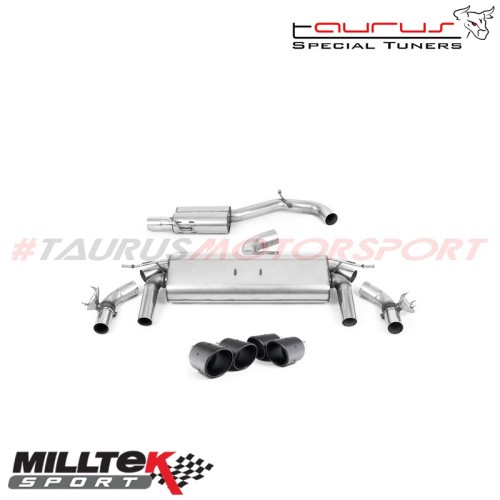 SSXVW596  Cat-back Road+ Milltek Sport per Volkswagen T-Roc R 2.0TSI 300cv (MQB EVO con OPF/GPF) dal 2023 scarico sportivo termi