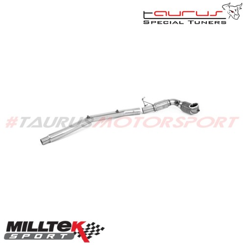 Downpipe maggiorato con catalizzatore sportivo Race Milltek Sport per Volkswagen T-Roc R 2.0TSI 300cv (MQB EVO con OPF/GPF) dal 