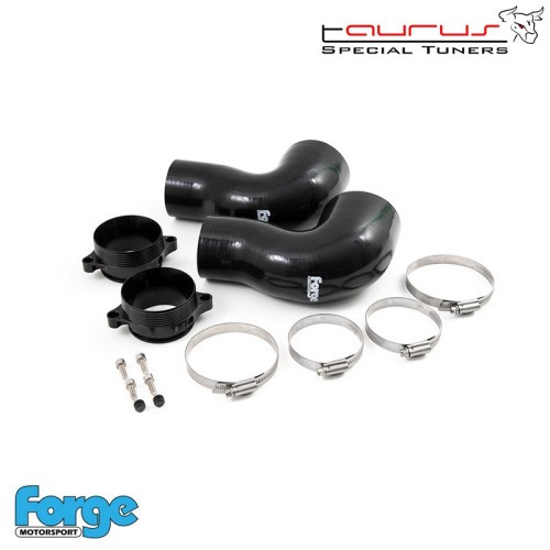 Coppia manicotti siliconici aspirazione e inlet corpo farfallato per Alfa Romeo Giulia Quadrifoglio QV  - Forge Motorsport FMTBI