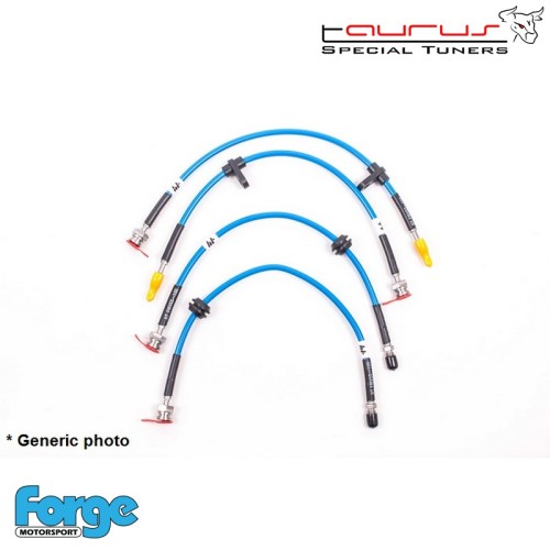 Kit di 4 tubi freno aeronautici in treccia per BMW Serie 2 M2 F87 2015-2017 (motore N55)  - Forge Motorsport BMW-4-M4-F82