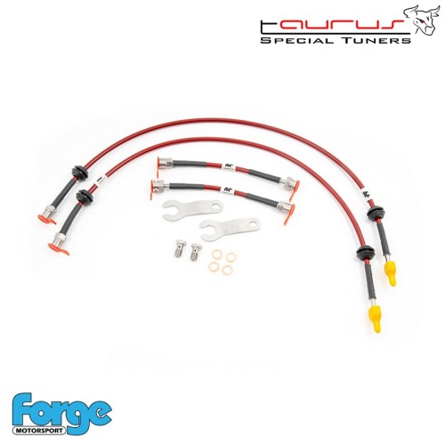 Kit di 4 tubi freno aeronautici in treccia per Peugeot 308 mk2 GTI  - Forge Motorsport HT-PUG-4-410