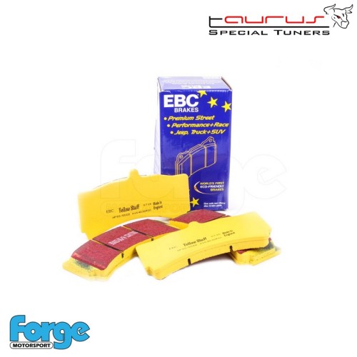 Pastiglie EBC Yellow Stuff per i kit freni posteriori Forge Big Brake a 4 pompanti per Volkswagen Caddy 1.6 Tdi dal 2010  - Forg