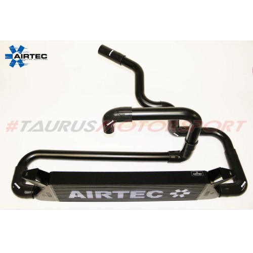 Intercooler frontale maggiorato AIRTEC completo di tubazioni per Ford Focus mk1 RS - STAGE 1 ATINTFO33 manicotti