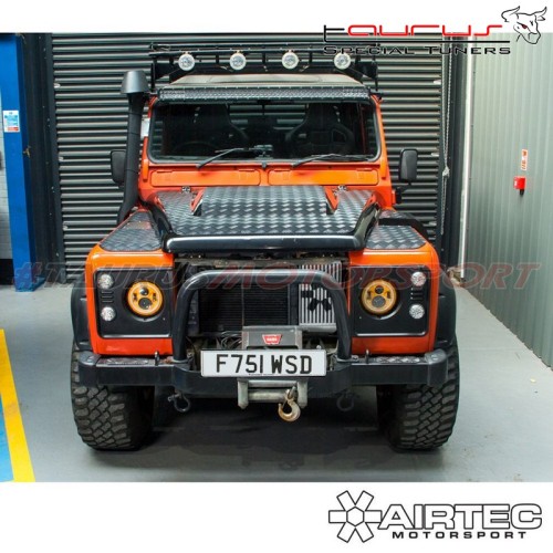 Intercooler frontale maggiorato AIRTEC per Land Rover Defender/Discovery/Range Rover 300 TDI - Posizione laterale ATINTLR03