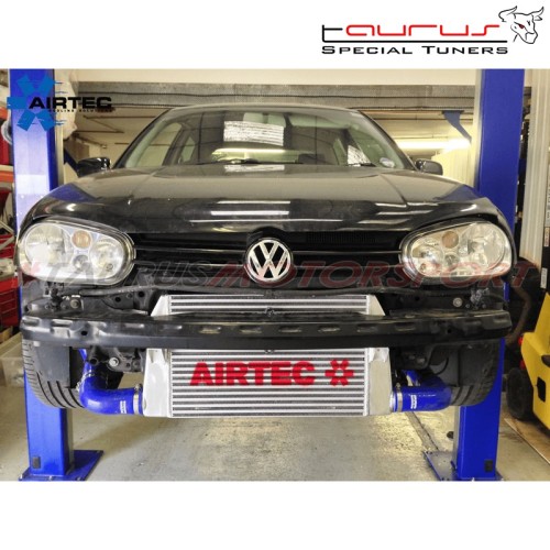 Intercooler frontale maggiorato AIRTEC completo di tubazioni per Volkswagen Golf mk4 1.8T ATINTVAG13 manicotti vw