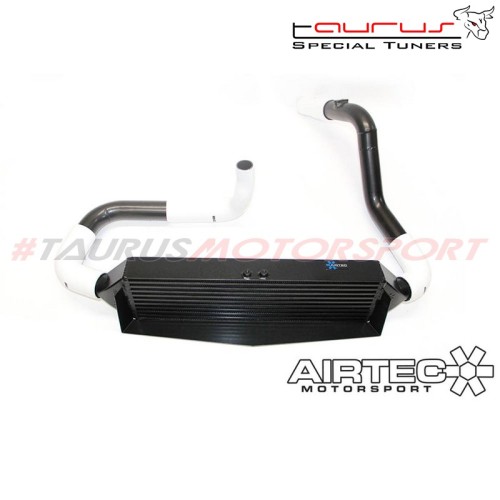 Intercooler frontale maggiorato AIRTEC completo di tubazioni per Opel Astra J 1.4 Turbo GTC ATINTVAUX13 manicotti