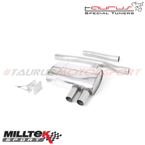 SSXM448  Cat-back da dopo il GPF con finalini titanio bruciato GT-90 Milltek Sport per Mini Mk3 (F56) Cooper S 2.0 Turbo / JCW (