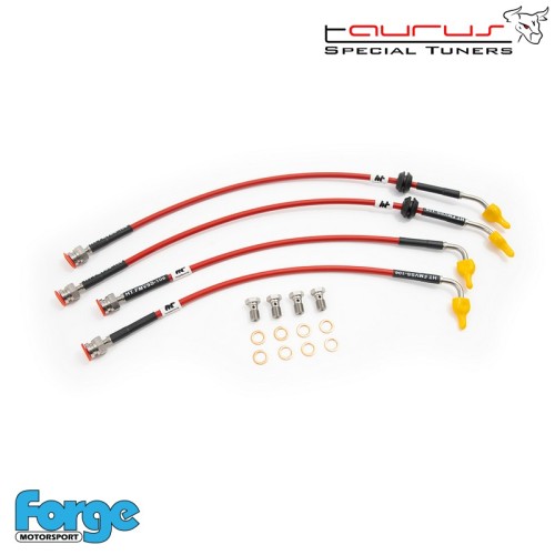 Kit di 4 tubi freno aeronautici in treccia per Hyundai i20N 1.6  - Forge Motorsport HYN-4-082