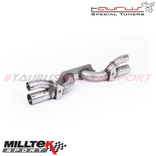 SSXPO129 Bypass silenziatore posteriore Milltek Sport per Porsche 911 991.1 GT3 2013-2018 scarico sportivo terminale marmitta to