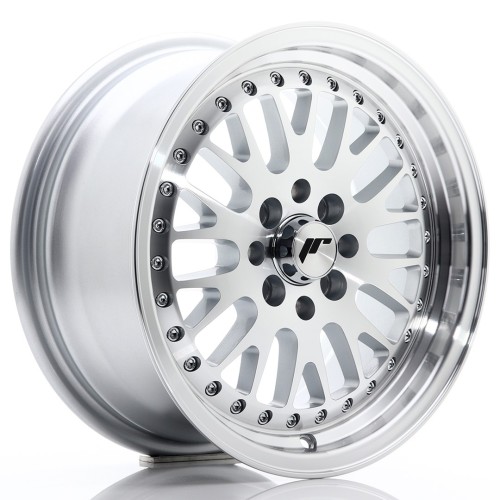 Cerchio in lega JR Wheels JR10 15x7 ET30 4x100/108 Silver Machined Face