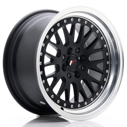 Cerchio in lega JR Wheels JR10 16x8 ET20 4x100/108 Matt Black w/Machined Lip