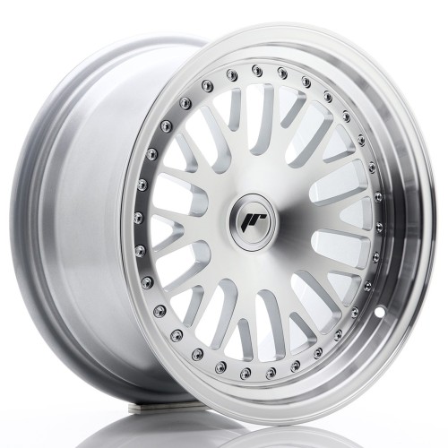 Cerchio in lega JR Wheels JR10 16x8 ET20 Blank Silver Machined Face