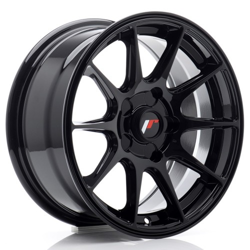 Cerchio in lega JR Wheels JR11 15x7 ET30 5H Blank Gloss Black