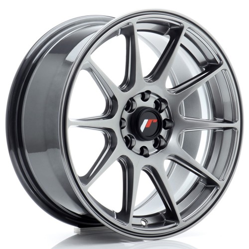 Cerchio in lega JR Wheels JR11 16x7 ET30 5x100/114 Hyper Black