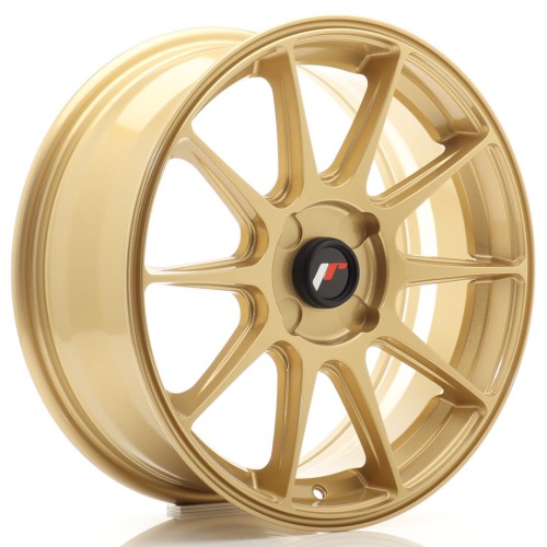 Cerchio in lega JR Wheels JR11 17x7 ET20-38 4H BLANK Gold