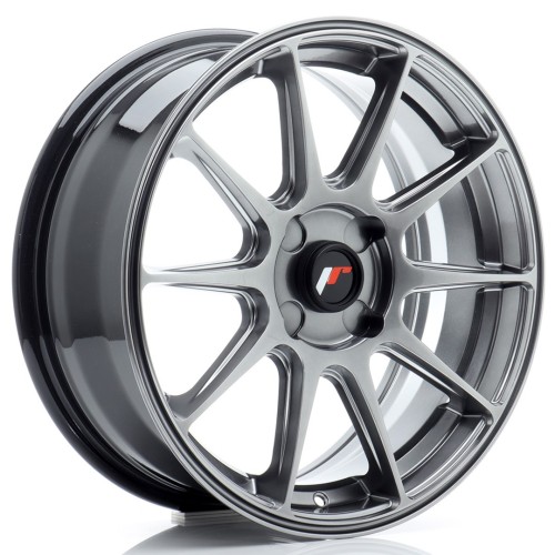 Cerchio in lega JR Wheels JR11 17x7 ET20-38 4H BLANK Hyper Black