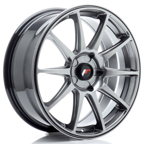 Cerchio in lega JR Wheels JR11 18x7,5 ET20-40 5H BLANK Hyper Black