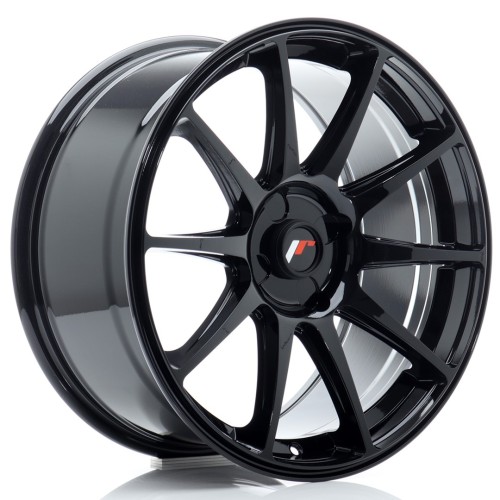 Cerchio in lega JR Wheels JR11 18x8,5 ET20-40 4H Blank Gloss Black