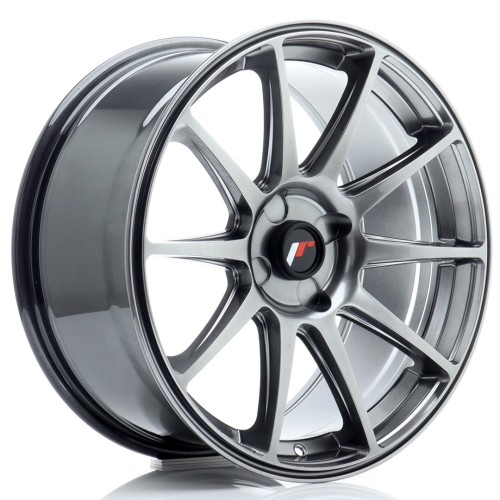 Cerchio in lega JR Wheels JR11 18x8,5 ET20-40 4H Blank Hyper Black