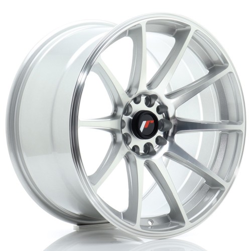 Cerchio in lega JR Wheels JR11 18x9,5 ET30 5x112/114 Silver Machined