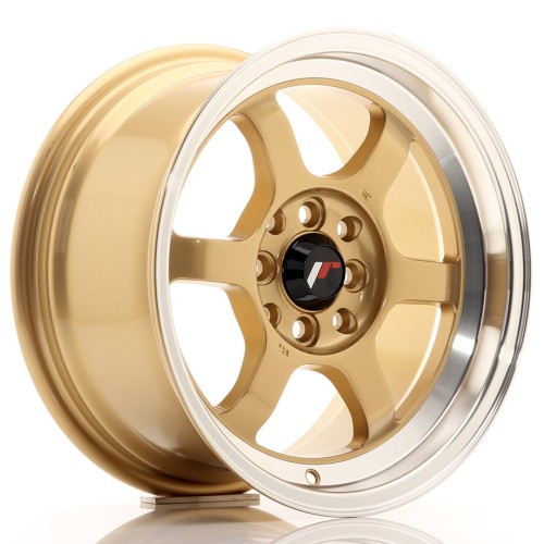 Cerchio in lega JR Wheels JR12 15x7,5 ET26 4x100/114 Gold