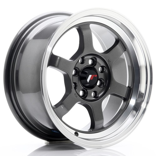 Cerchio in lega JR Wheels JR12 15x7,5 ET26 4x100/114 Gun Metal