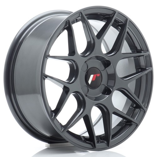 Cerchio in lega JR Wheels JR18 16x7 ET20-35 4H BLANK Hyper Gray