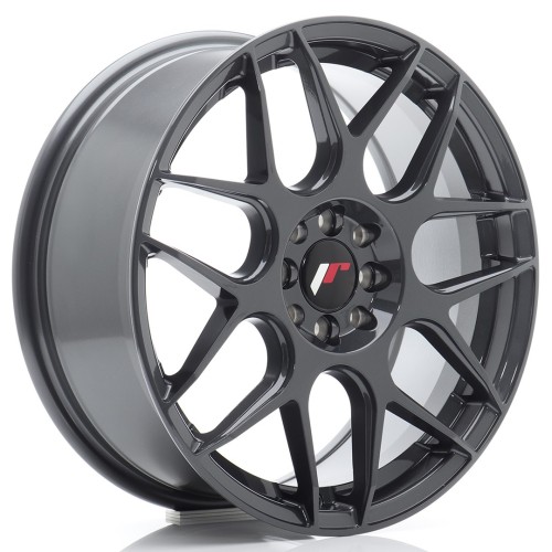 Cerchio in lega JR Wheels JR18 17x7 ET40 5x100/114 Hyper Gray