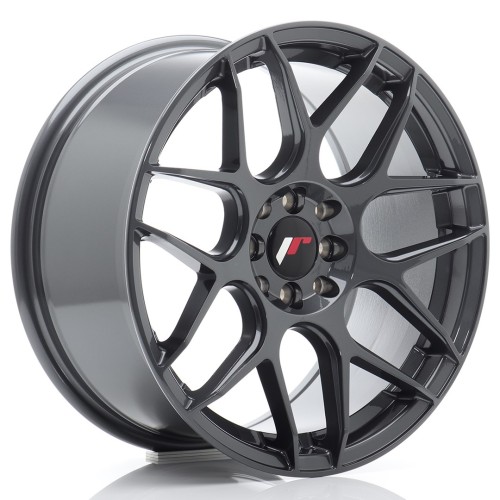 Cerchio in lega JR Wheels JR18 17x8 ET35 4x100/114 Hyper Gray