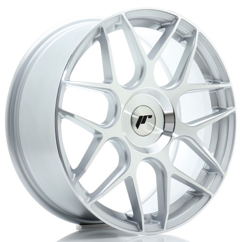 Cerchio in lega JR Wheels JR18 18x7,5 ET20-40 BLANK Silver Machined Face