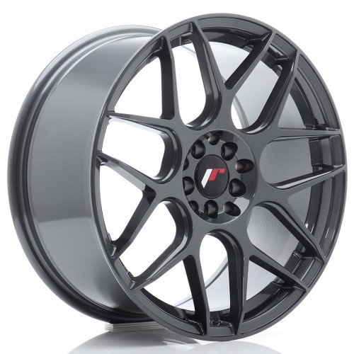 Cerchio in lega JR Wheels JR18 18x8,5 ET35 5x100/120 Hyper Gray