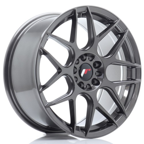 Cerchio in lega JR Wheels JR18 18x8,5 ET40 5x112/114 Hyper Gray