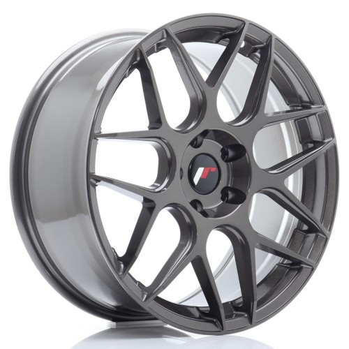 Cerchio in lega JR Wheels JR18 19x8,5 ET35 5x120 Hyper Gray