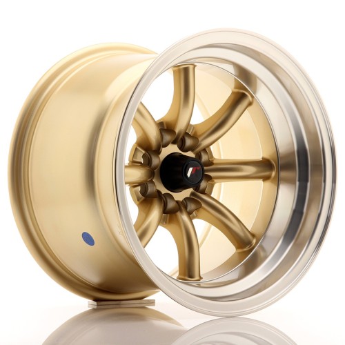 Cerchio in lega JR Wheels JR19 15x10,5 ET-32 4x100/114 Gold