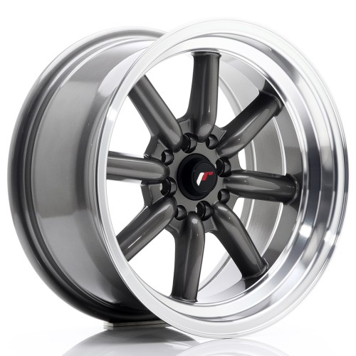 Cerchio in lega JR Wheels JR19 16x8 ET0 4x100/114 Gun Metal