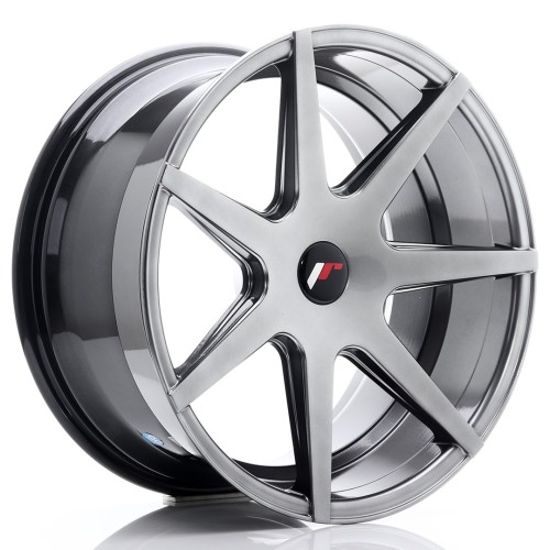 Cerchio in lega JR Wheels JR20 19x9,5 ET20-40 Blank Hyper Black