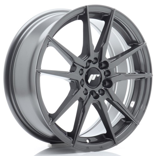 Cerchio in lega JR Wheels JR21 17x7 ET40 4x100/114 Hyper Gray