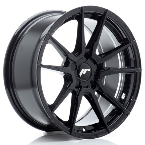 Cerchio in lega JR Wheels JR21 17x8 ET20-35 5H BLANK Gloss Black