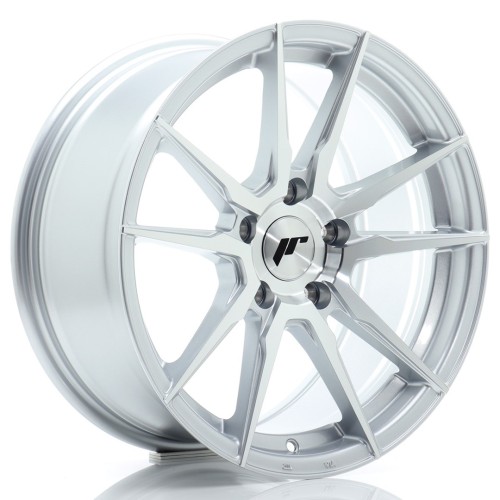 Cerchio in lega JR Wheels JR21 17x8 ET35 5x100 Silver Machined