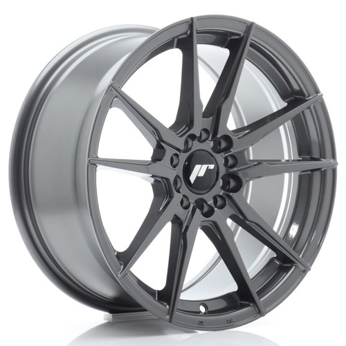 Cerchio in lega JR Wheels JR21 17x8 ET35 5x108/112 Hyper Gray