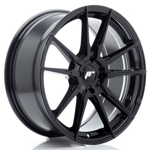 Cerchio in lega JR Wheels JR21 18x8 ET20-40 4H BLANK Glossy Black