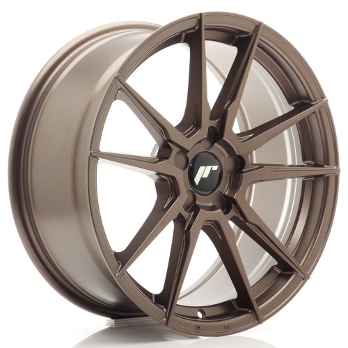 Cerchio in lega JR Wheels JR21 18x8 ET20-40 5H BLANK Matt Bronze