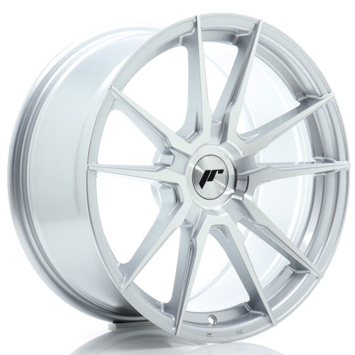 Cerchio in lega JR Wheels JR21 18x8,5 ET20-45 BLANK Silver Machined